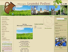 Tablet Screenshot of lounske-podlesi.cz